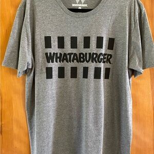 WHATABURGER Gray Short Sleeve Tee